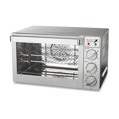 Waring Commercial WCO250X Horno de convección de bandeja de tamaño cuarto 120 V enchufe de 5-15 fases Waring Commercial WCO250X Horno de convección de bandeja de tamaño cuarto 120 V enchufe de 5-15 fases