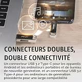 PNY DUO LINK 256GB Flash Drive USB-C 200MB/s - 5