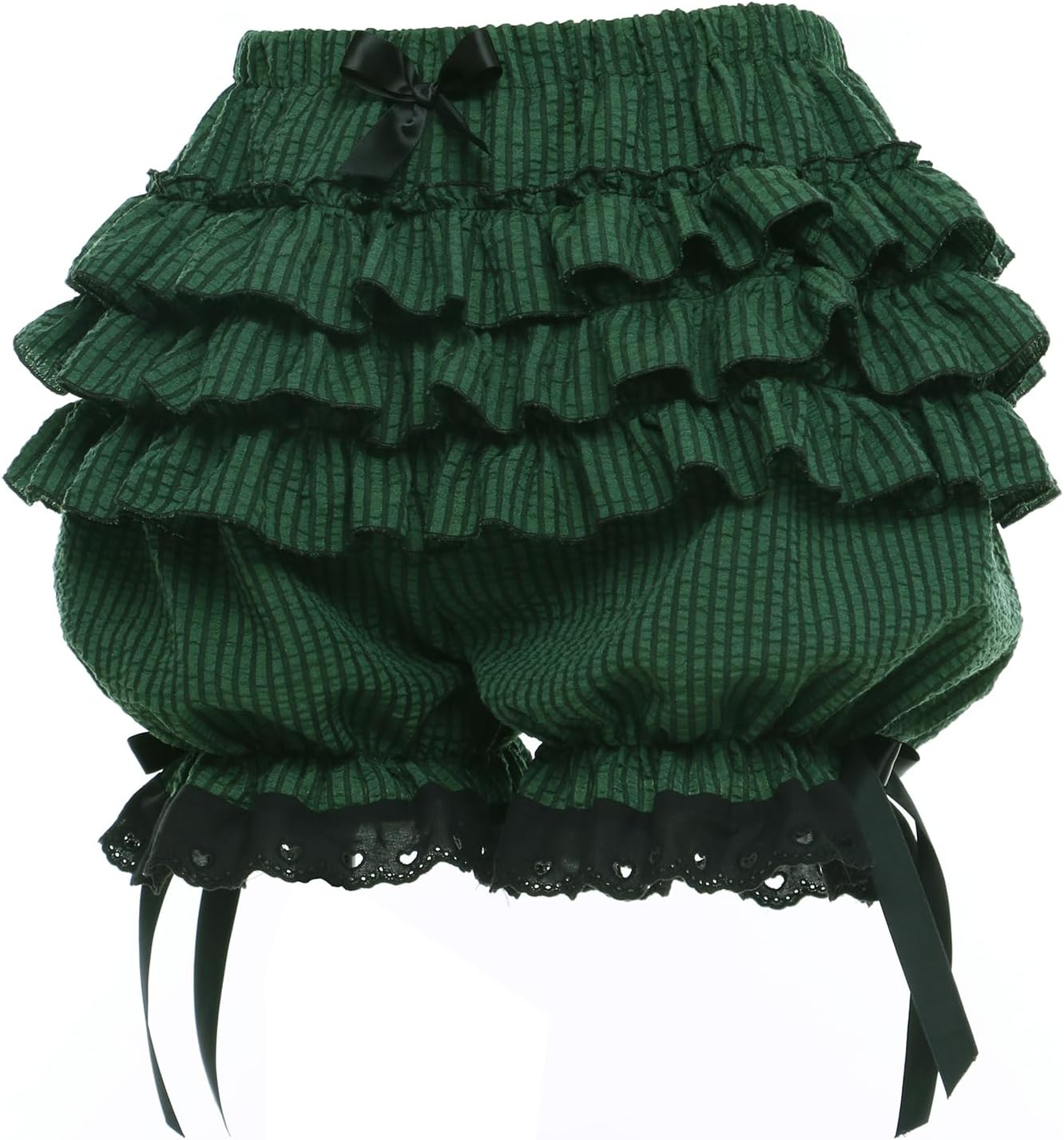 Womens Lolita Bloomers Plush Ruffles Pumpkin Pants Bottom Shorts - Image 2