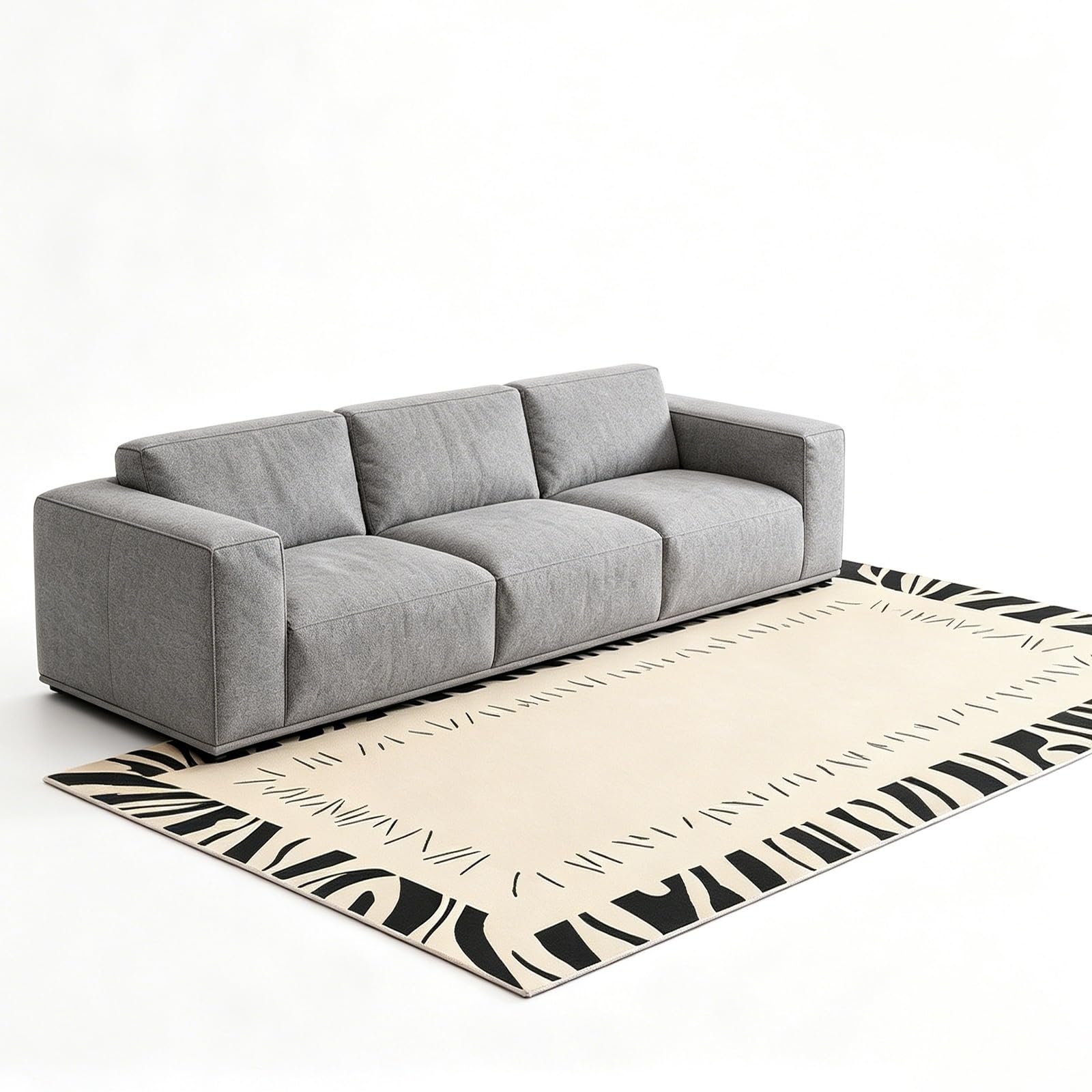 Tapis antidérapant et imperméable, fini les taches dans le salon
