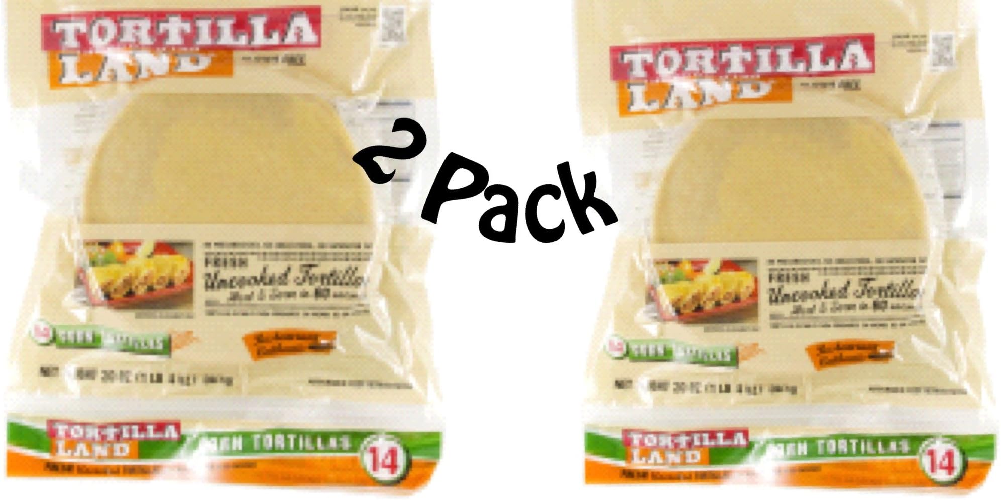 Uncooked Corn Tortillas All Natural Ingredients Pack of 2 Multi-pack! Gluten Free