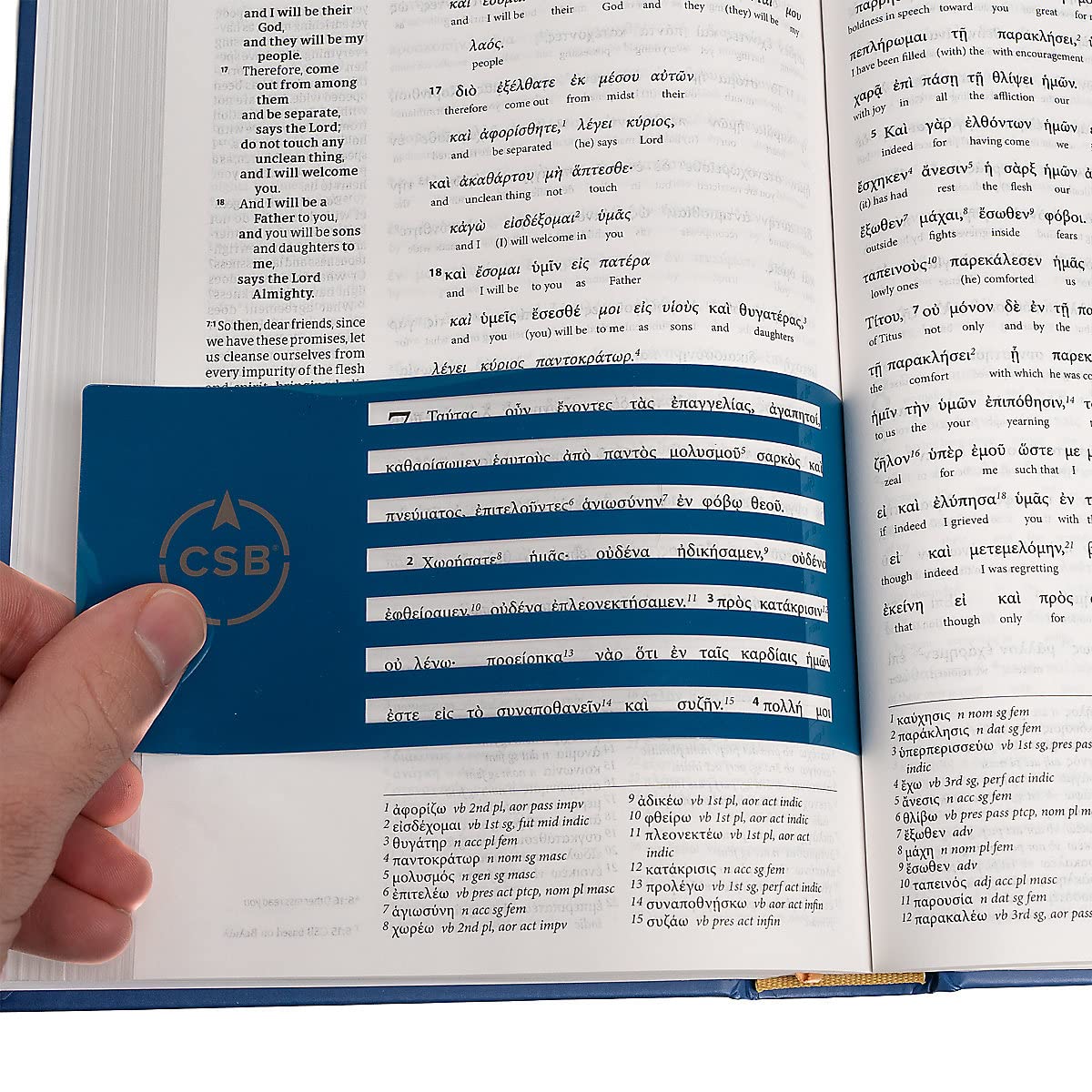 Greek-English Interlinear CSB New Testament, Hardcover, Black Letter, NA28 Greek Text, English Gloss, Parsing Tools, Study Bookmark, Full CSB Text, Translation Notes, Easy-to-Read Type - Image 7