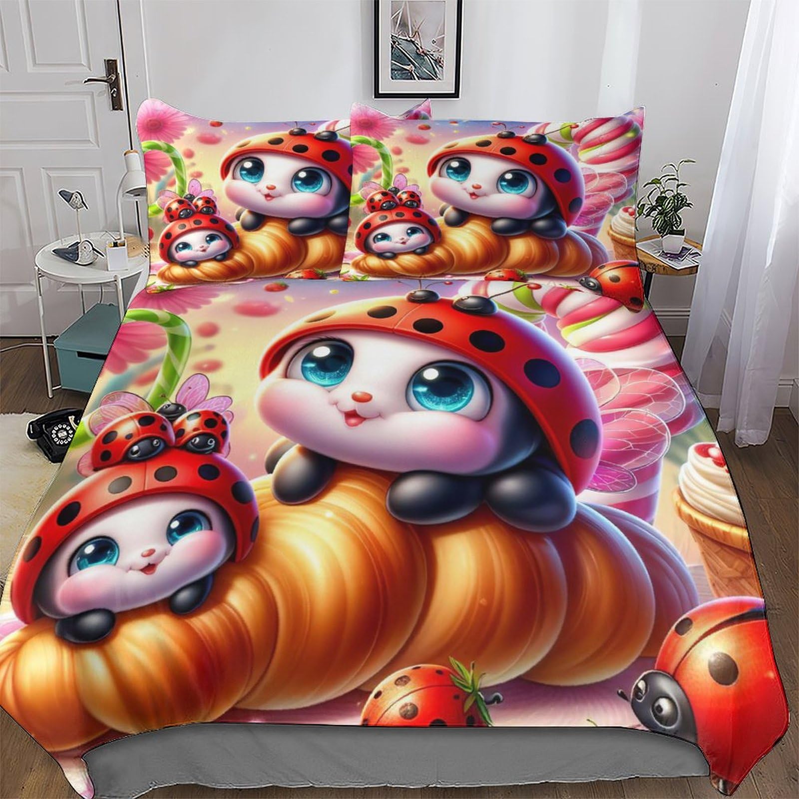 Parure de lit enfant coccinelle pour transformer la chambre en un cocon de douceur coloré