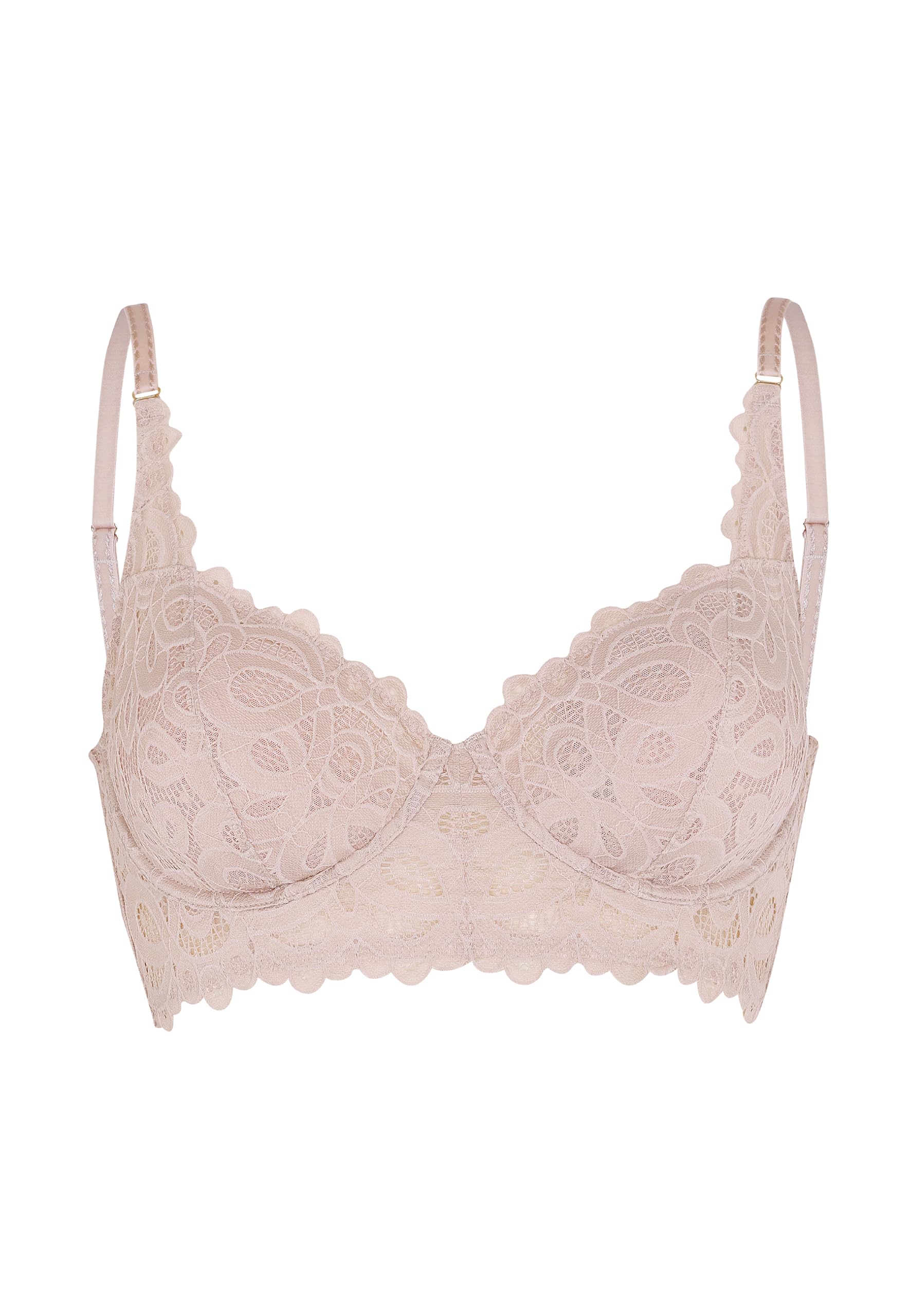 Lovable Reggiseno con Ferretto Non Imbottito in Pizzo, Dettagli Oro