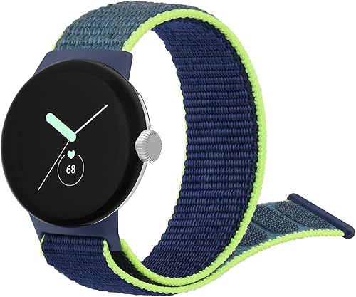 Miniatura 8 de Oumida Correa de nailon compatible con Google Pixel Watch Band para mujeres y hombres, correa de velcro Solo Loop de repuesto para Google Pixel