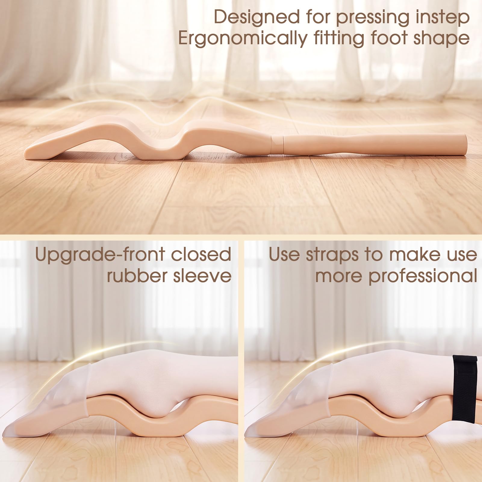Set di barelle per piedi da balletto, in ABS, portatile, per balletto, yoga, ballerina, ginnastica