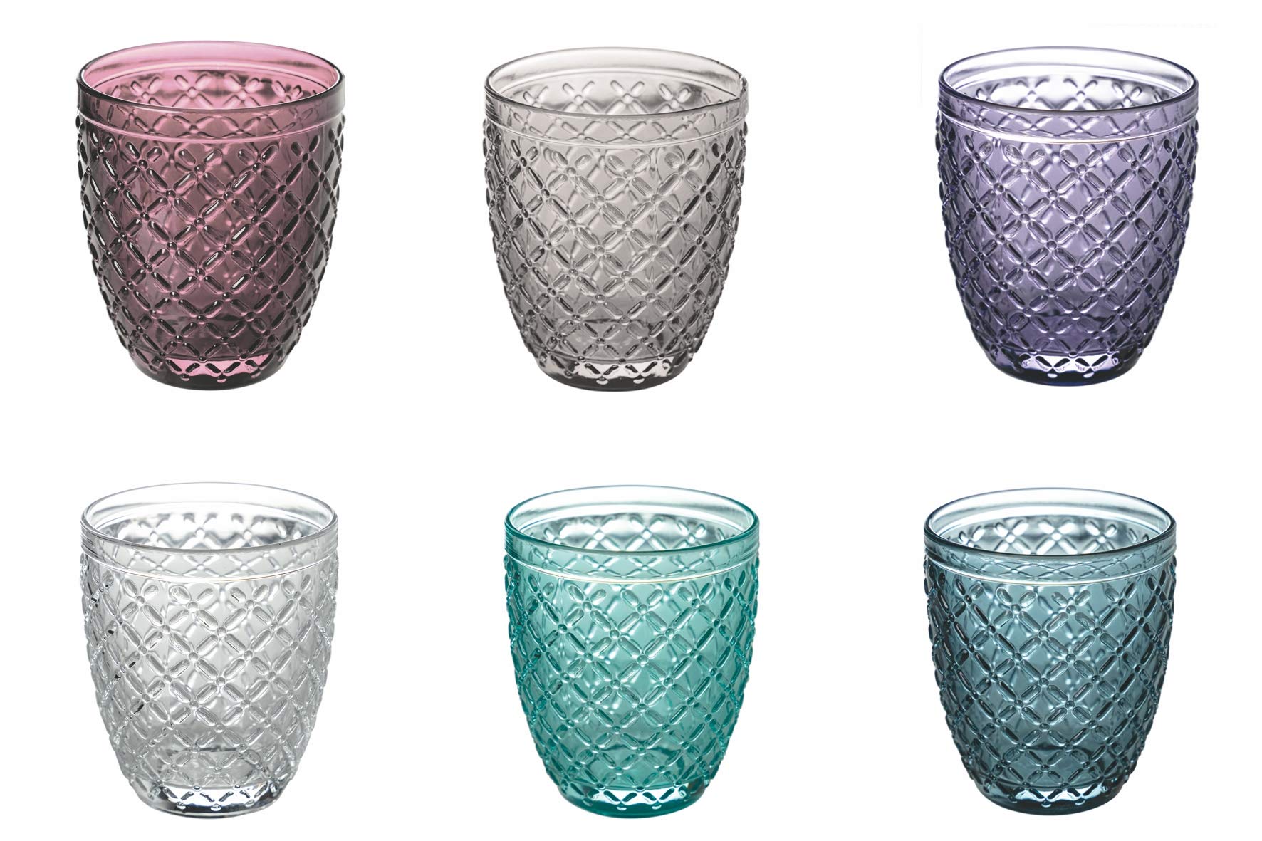 Castle Set 6 Wassergläser 350 ml aus Glas