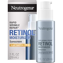 Neutrogena Rapid Wrinkle Repair Face Moisturizer SPF 30, 1 fl. oz | Retinol & Hyaluronic Acid, Anti-Aging Daily Face Cream, Smooths Fine Lines Wrinkles & Dark Spots