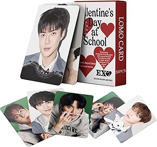 Comprar Exo - Tarjetas fotográficas para el día de San Valentín en la escuela, nuevo álbum, juego de tarjetas Lomo, regalo para niños y niñas