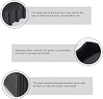 4Pcs Ladder Feet Covers Non-Slip,Rubber Steep Ladder Foot Replacements Non-Skid Extension Ladder Feet Protectors,Household Non-Skid Ladder Cover,Safe Ladder Pads Ladder Accessories(Black)