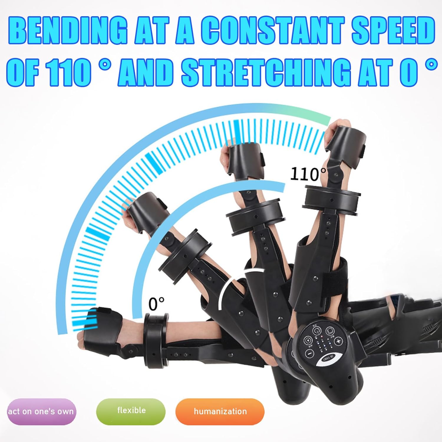 Intelligent Hinged Elbow Brace Arm Exerciser - Elbow Joint Rehabilitation Training Device Intelligent Timing,Joint Bracket,Support & Hand Function Aids, Joint Recovery Equipment Right