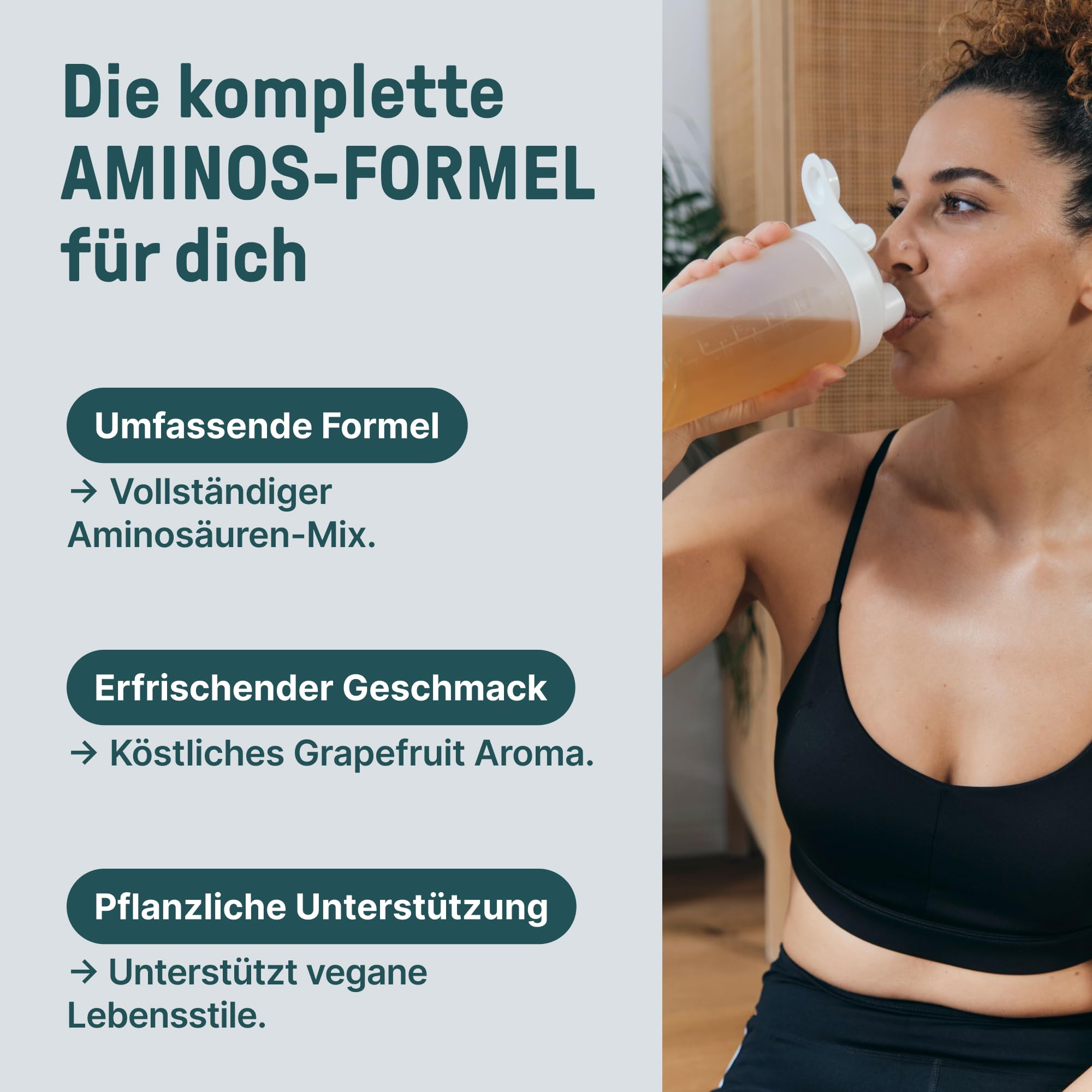 BRAINEFFECT Essential Aminos - Vollständiges Aminosäureprofil (11 Aminosäuren) - Grapefruit Geschmack (270g)