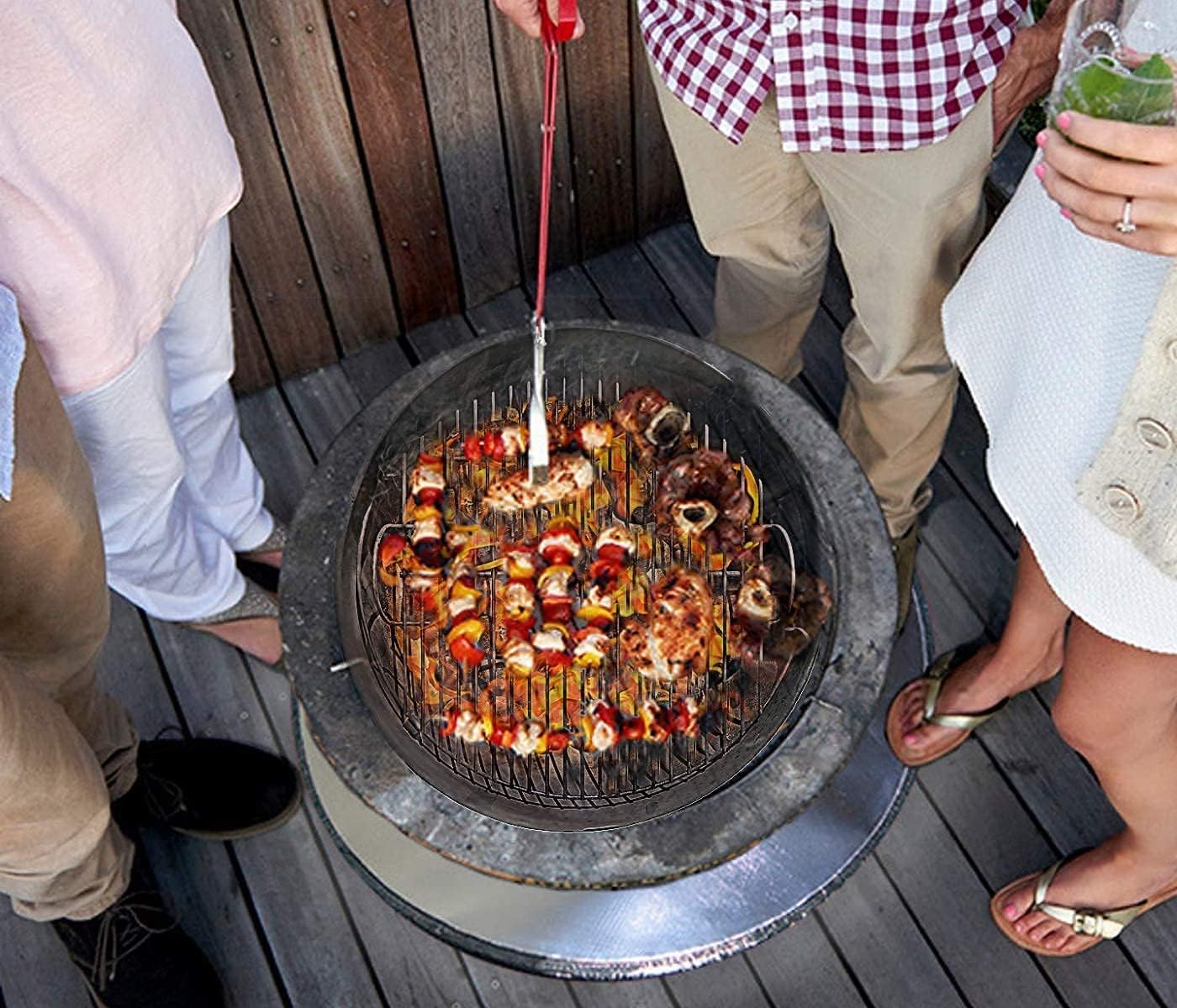 Newtex FirePad Deck Protector - Perfect for Fire Pits, BBQ, Smokers, Grills - Protects Porch, Patio, Deck, Wood, Grass, Stone, Composite from Burns - Heat Resistant Fire Pit Mat - 30"