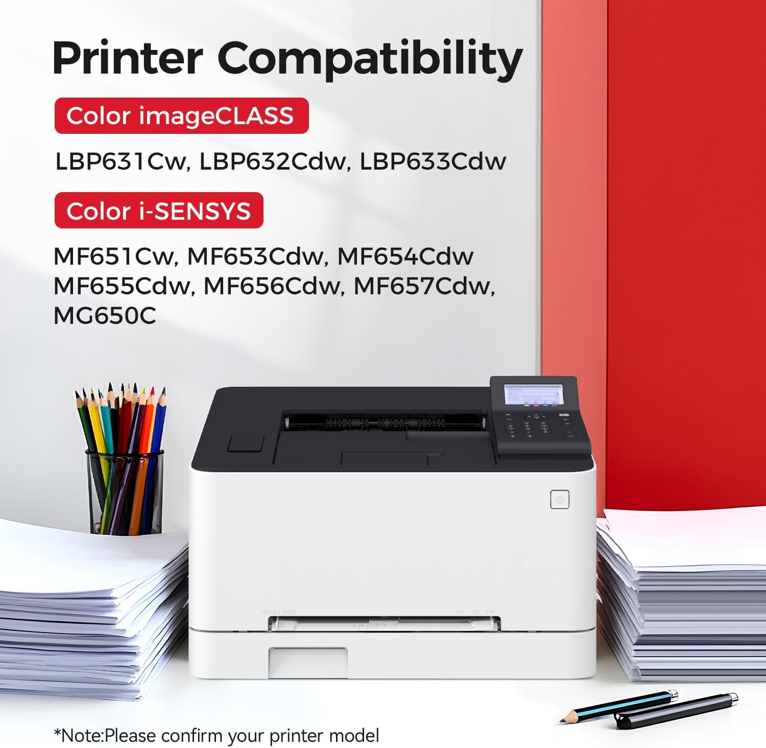 067 067H Toner Cartridge Set 4-Pack MF656Cdw MF654Cdw High Yield Replacement for Canon 067 067H Compatible for Color imageCLASS LBP632Cdw LBP633Cdw MF652Cdw MF653Cdw Printer Black Cyan Magenta Yellow