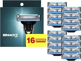 Mach 3 Razor Refills for Men, 16 Count Razor Blade Refills