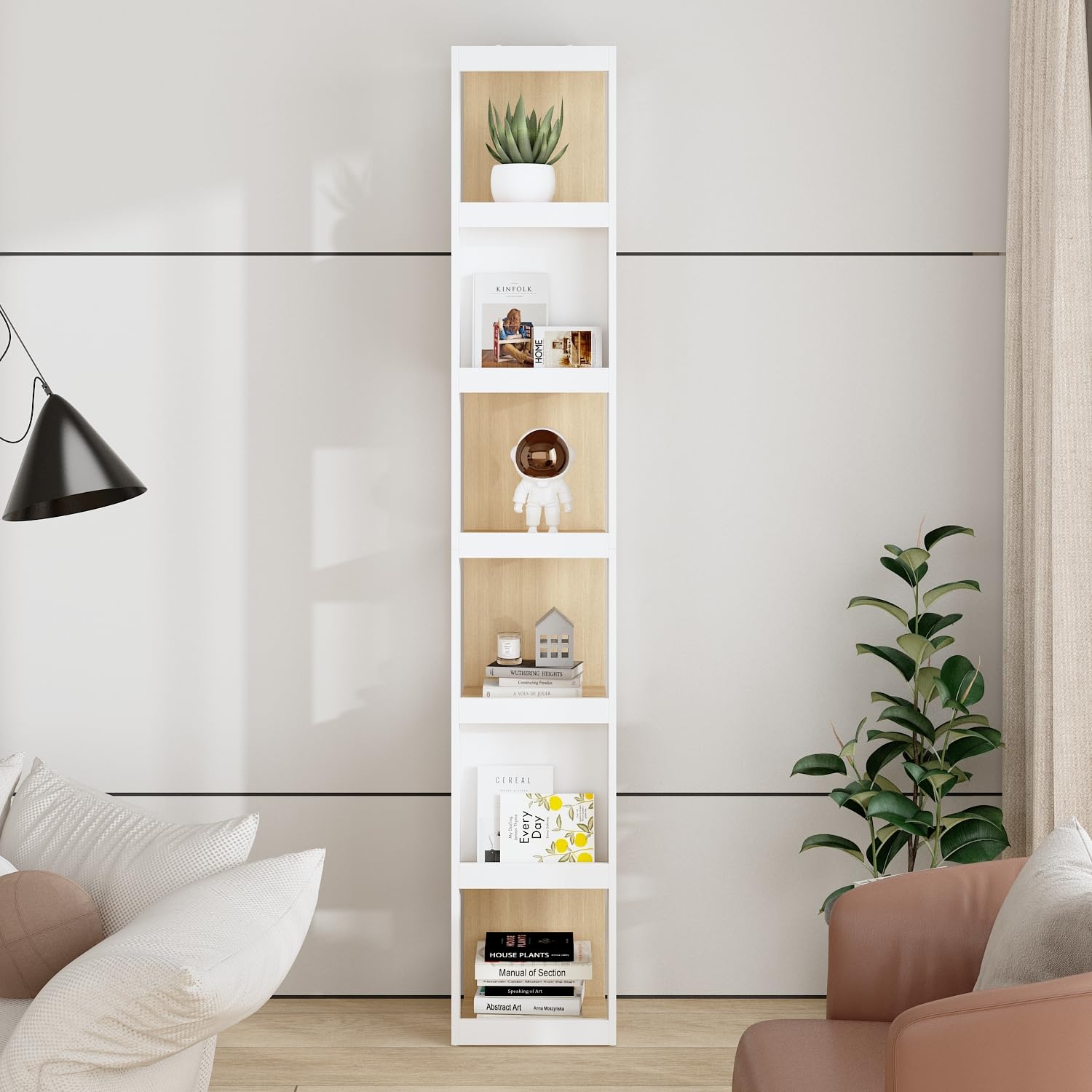Étagère Sur Pied Bibliothèque Armoire De Bureau OVONNI - 4