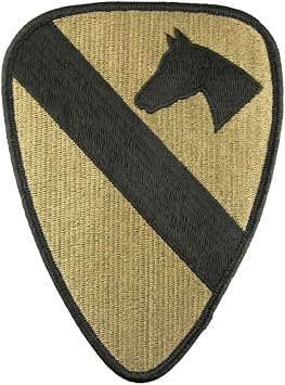 1st Cavalry Division - OCP Patch with Hook Fastener EA