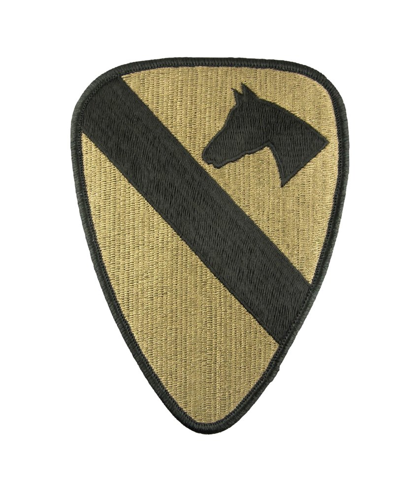1st Cavalry Division - OCP Patch with Hook Fastener