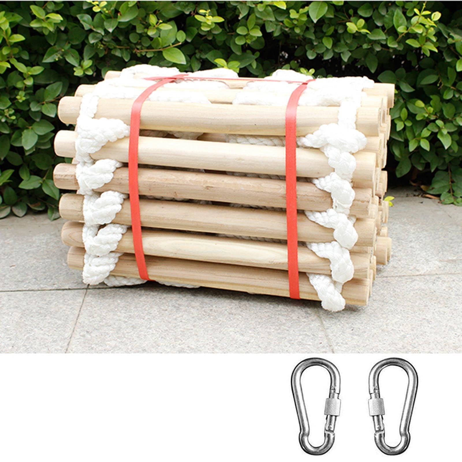 Rope ladders, from Balcony,Wooden Rope Ladder/Square/20M/65Ft(Round,20M/65Ft)
