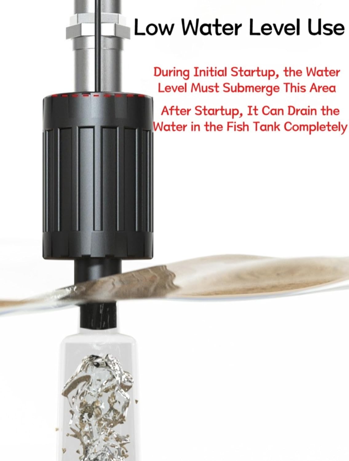USB-Powered Automatic Electric Aquarium Water Changer, Gravel Cleaning Sand Washing & Debris Vacuum Tool for Fish Tank