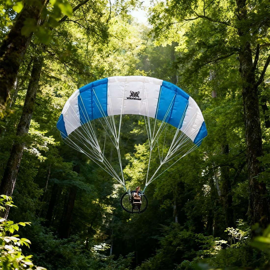 2.4G 128cm Spannweite RC Paraglider, Elektrische Stunt Mini Paraglider Modell Stuntflug In Großer Höhe RC Flugzeugmodell, Urlaubs- Und Geburtstagsgeschenk (RTF Version)