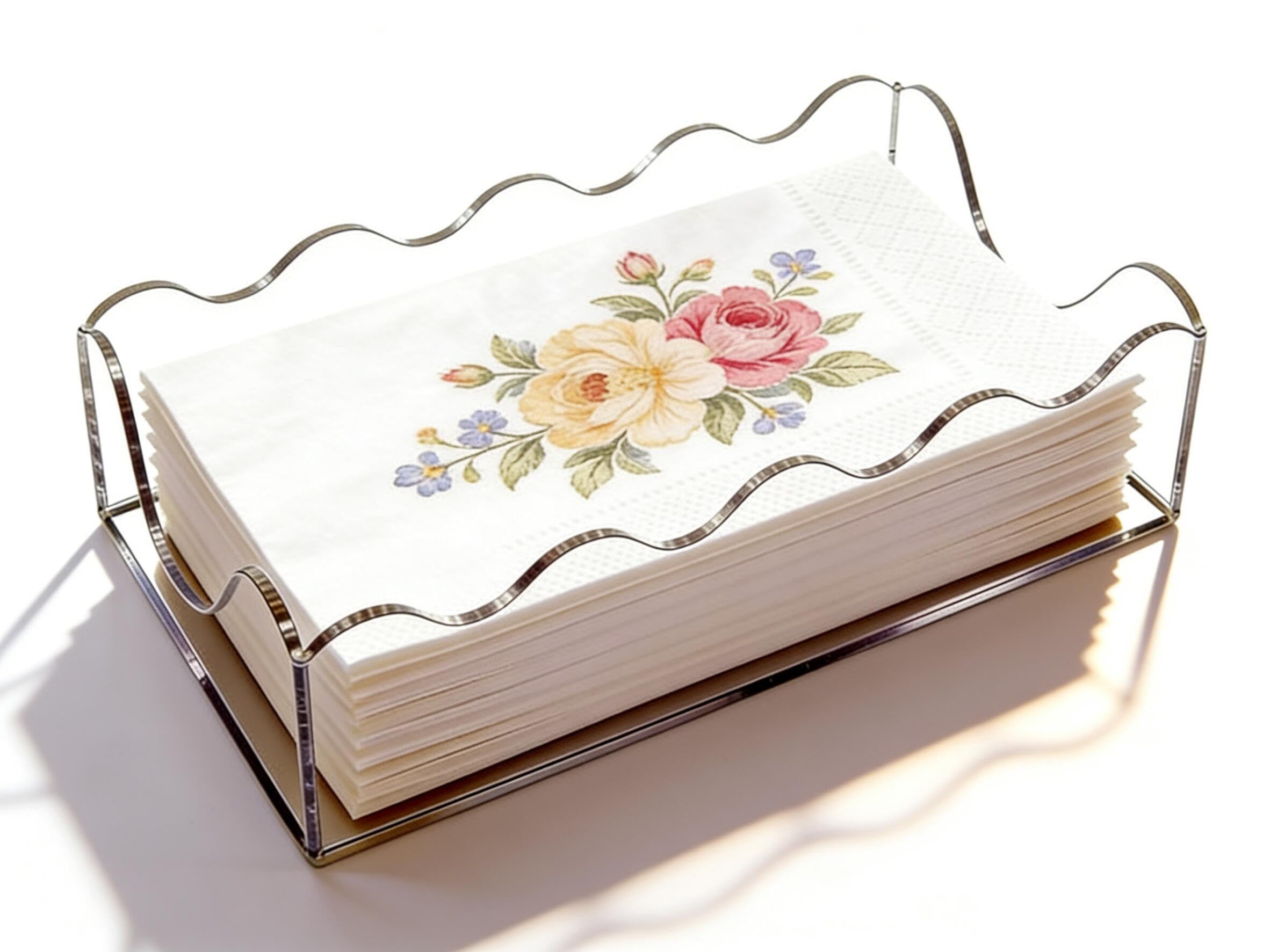 Porte-papier vertical en acrylique imperméable pour organiser la cuisine et la maison