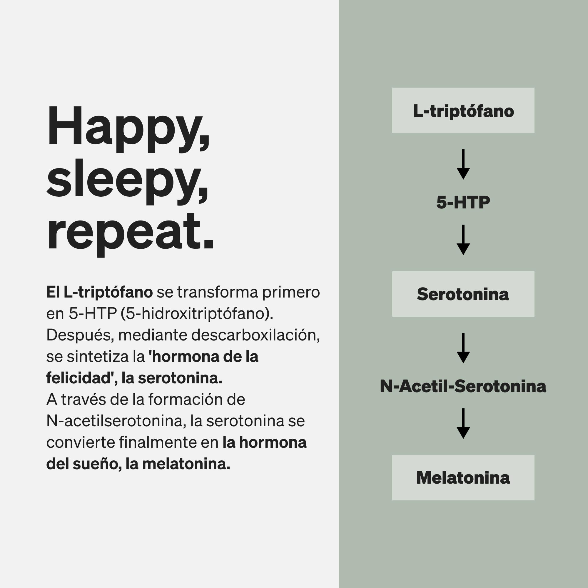 L-Triptófano puro 500mg alta dosis - 240 Cápsulas para 8 meses - Triptofano de fermetación vegetal para tu bienestar completo - Sin aditivos, vegano y probado en laboratorio en Alemania