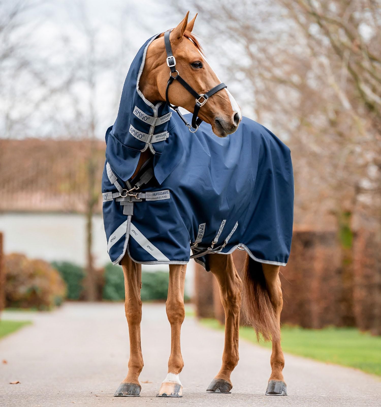 Chemise de pluie Amigo 1200D haut de gamme imperméable avec couvre-cou complet