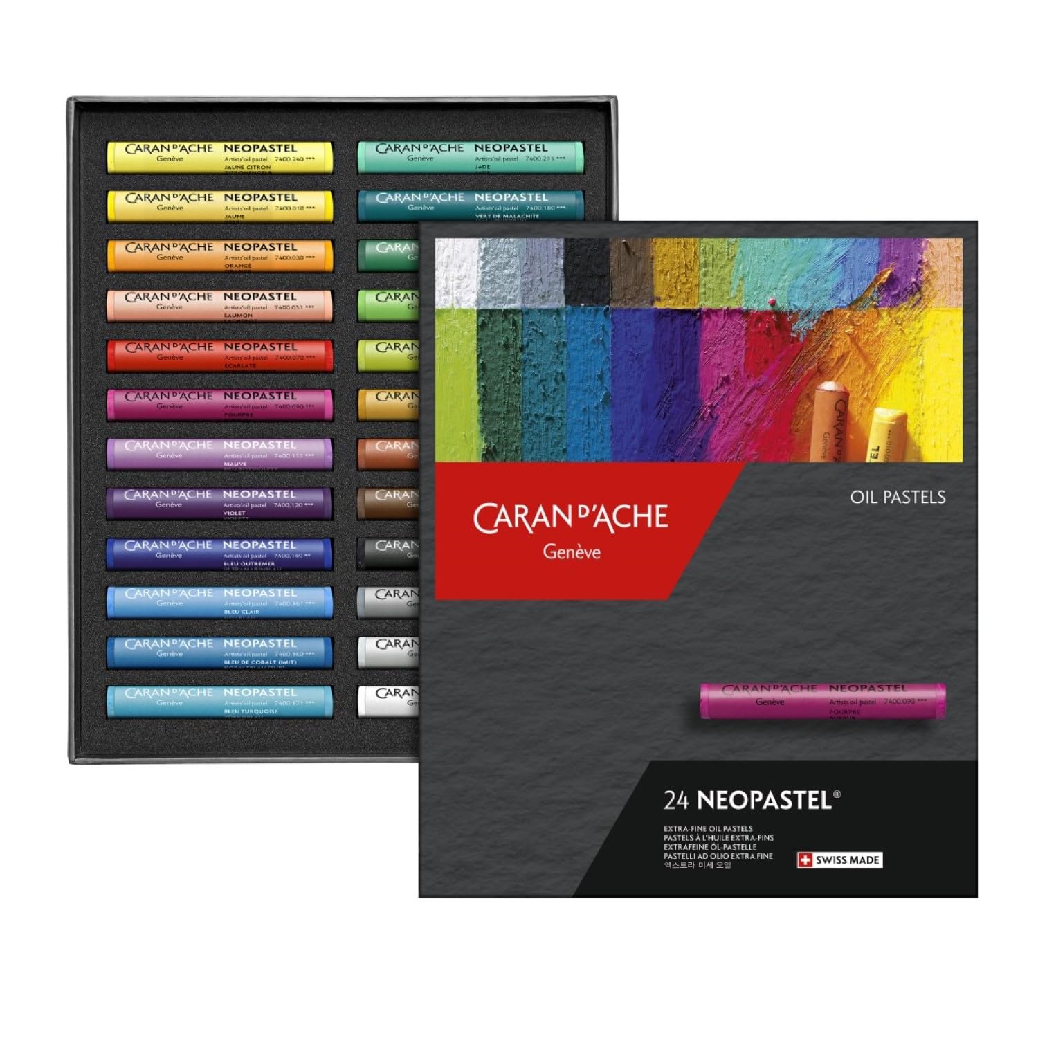 Caran d'Ache - Pastelli ad olio extra fine 24 7400-324 (japan import)
