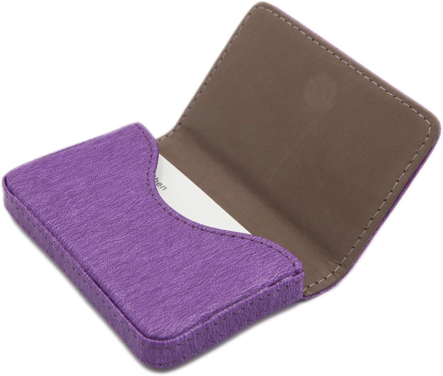 AI-DEERFID Blocking Wallet - Minimalist Leather Business Credit Card Holder