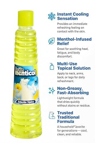 Miniatura 2 de Yahve Locion Menticol (Solucion Topica) 250ML, 8.45 Floz