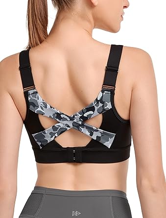 Adviicd Sports Bras For Women High Support Large Bust Women's Easy Does It Dig Free Band Seamless Stretch Wireless Lightly Lined Convertible Comfort Bra - View #6