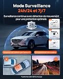 70mai 4K Dash Cam Front and Rear A810S, 4K+1080P Dual STARVIS 2, HDR Car Dash Cam with Night Vision, WiFi APP Control, 146°Wide Angle, 4G LTE, ADAS, Parking Mode with Voice Control and 128GB SD Card - 4