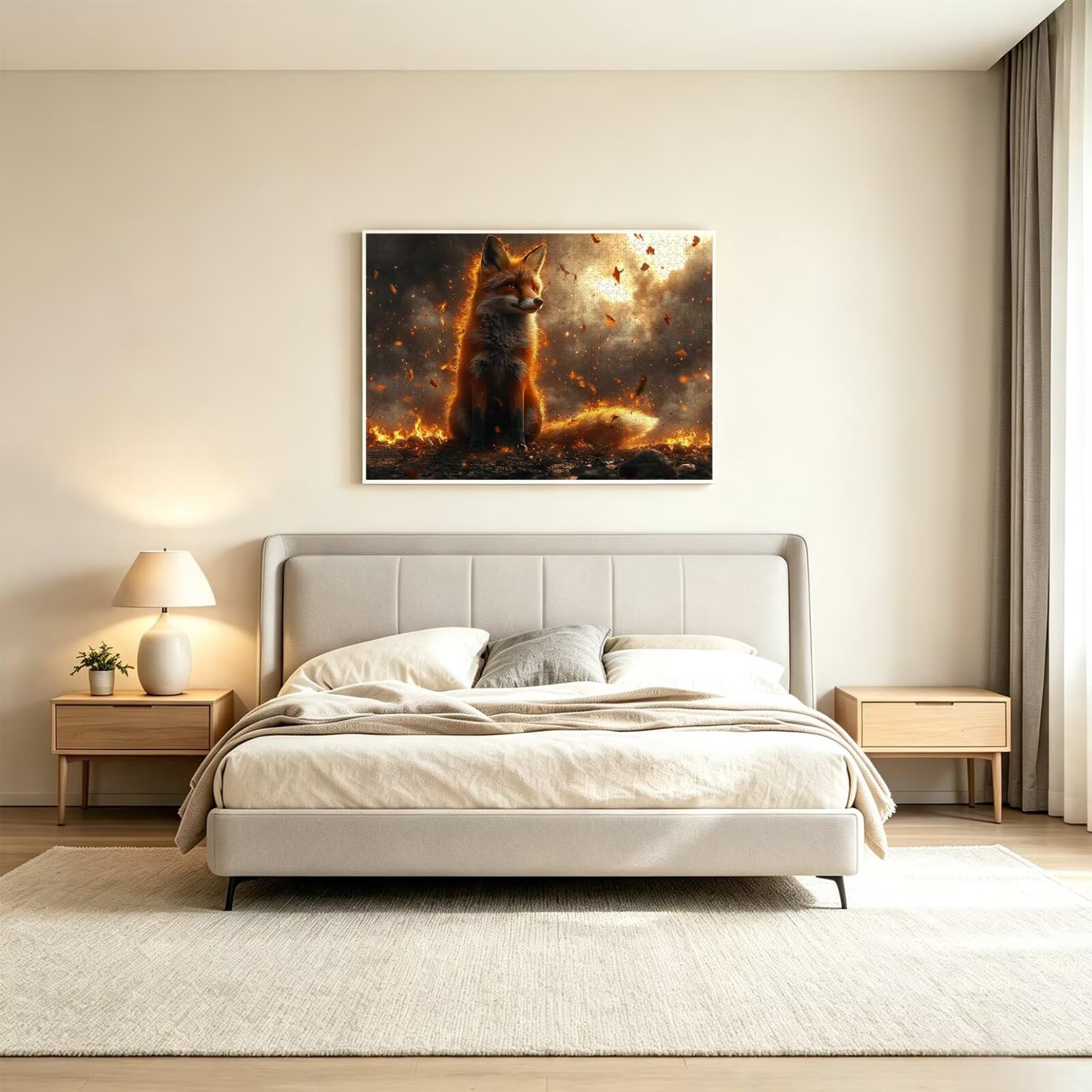 Puzzle dla dorosłych 6000, Fox Flame, 179x105cm, n-224