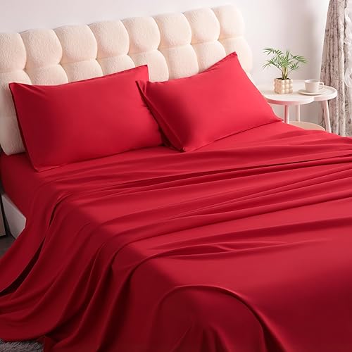 Vista 134 de NTBAY Juego de sábanas de 3 piezas, 100% microfibra tamaño individual, 1800 hilos, súper suave y acogedor, resistente a las arrugas, a la Aqua