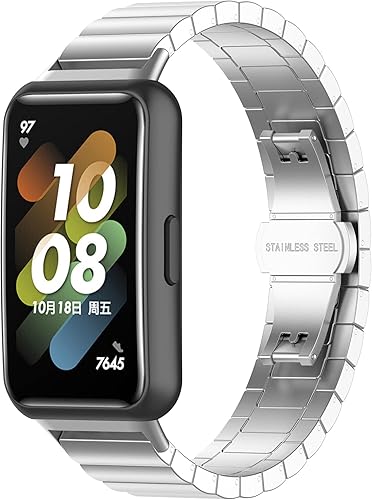 Senter Correa de acero inoxidable de liberación rápida ONE con cuentas sólidas y refinadas para reloj inteligente Huawei Band 7 Pro