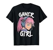 Gamer Girl Shirt For Girls Teens Women Video Gaming Graphic T-Shirt