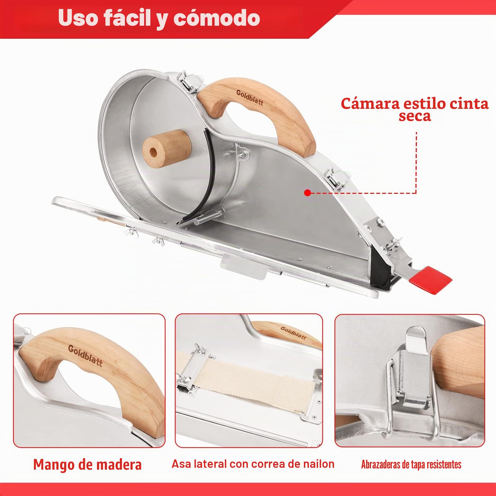 Goldblatt Herramientas de encintar para paneles de yeso con cuchillo de encintar de acero azul de 25 cm, ligero y cómodo para acabados y reparaciones