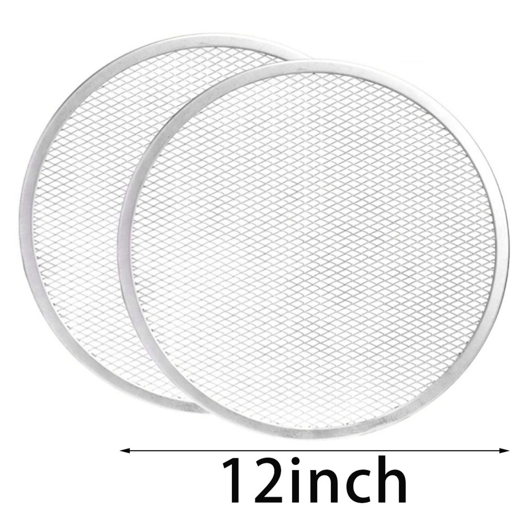 Ekran do pizzy, patelnia do pizzy, patelnia do pizzy do piekarnika, taca do pizzy, 30,5 cm aluminiowa nieprzywierająca osłona do pizzy (12 .)