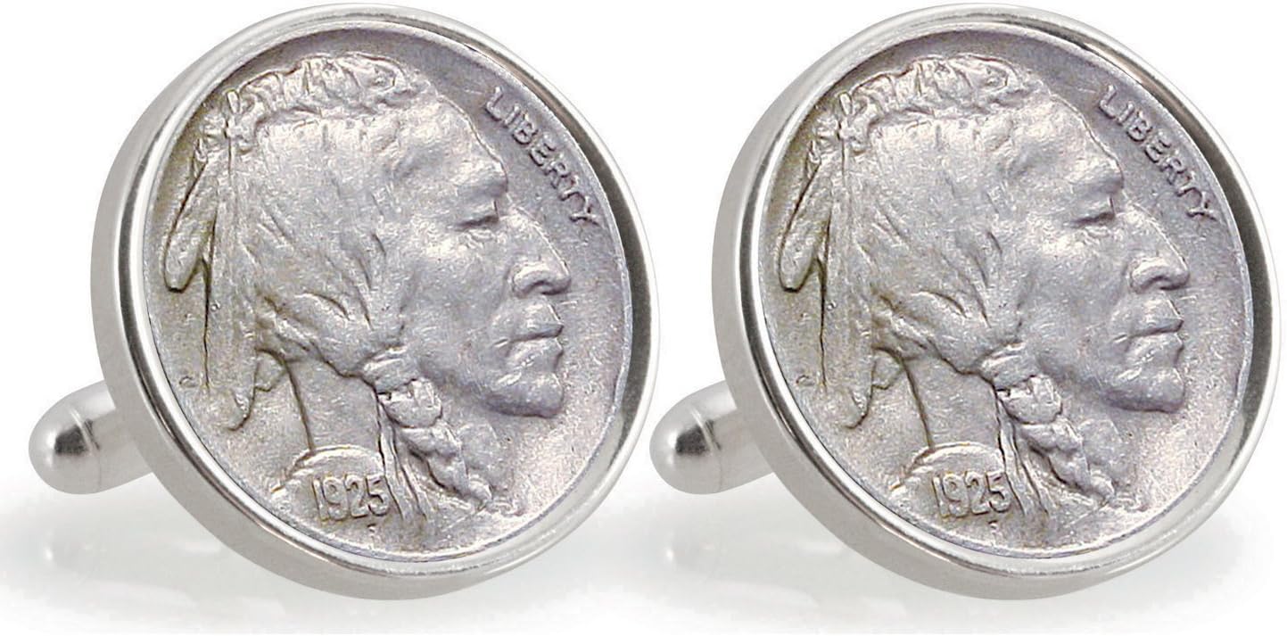 University of Miami 1925 Sterling Silver Nickel Cuff Links