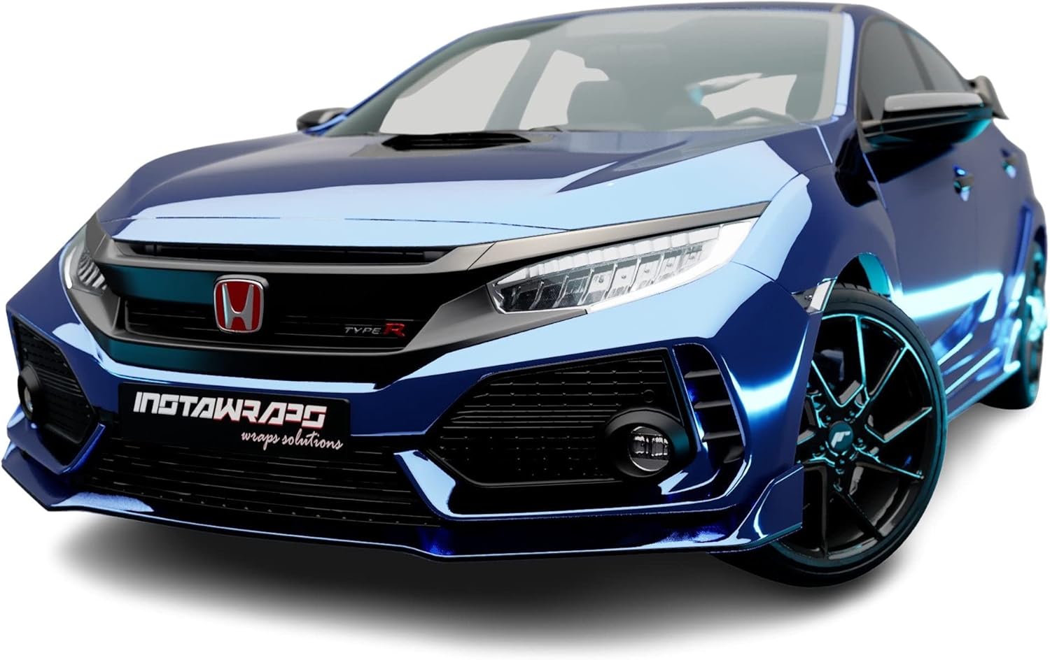 Averry SF100 Conform Chrome Blue | 256-S | Vinyl CAR WRAP Film (53in x 2ft (8.8 Sq/ft)) w/Free-Style-It Pro-Wrapping Glove