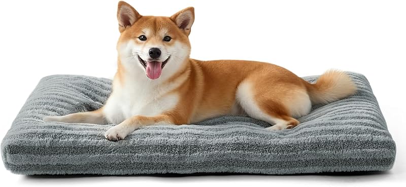 Cama para cães lavável com enchimento espesso e base antiderrapante FURTIME, tamanho Médio