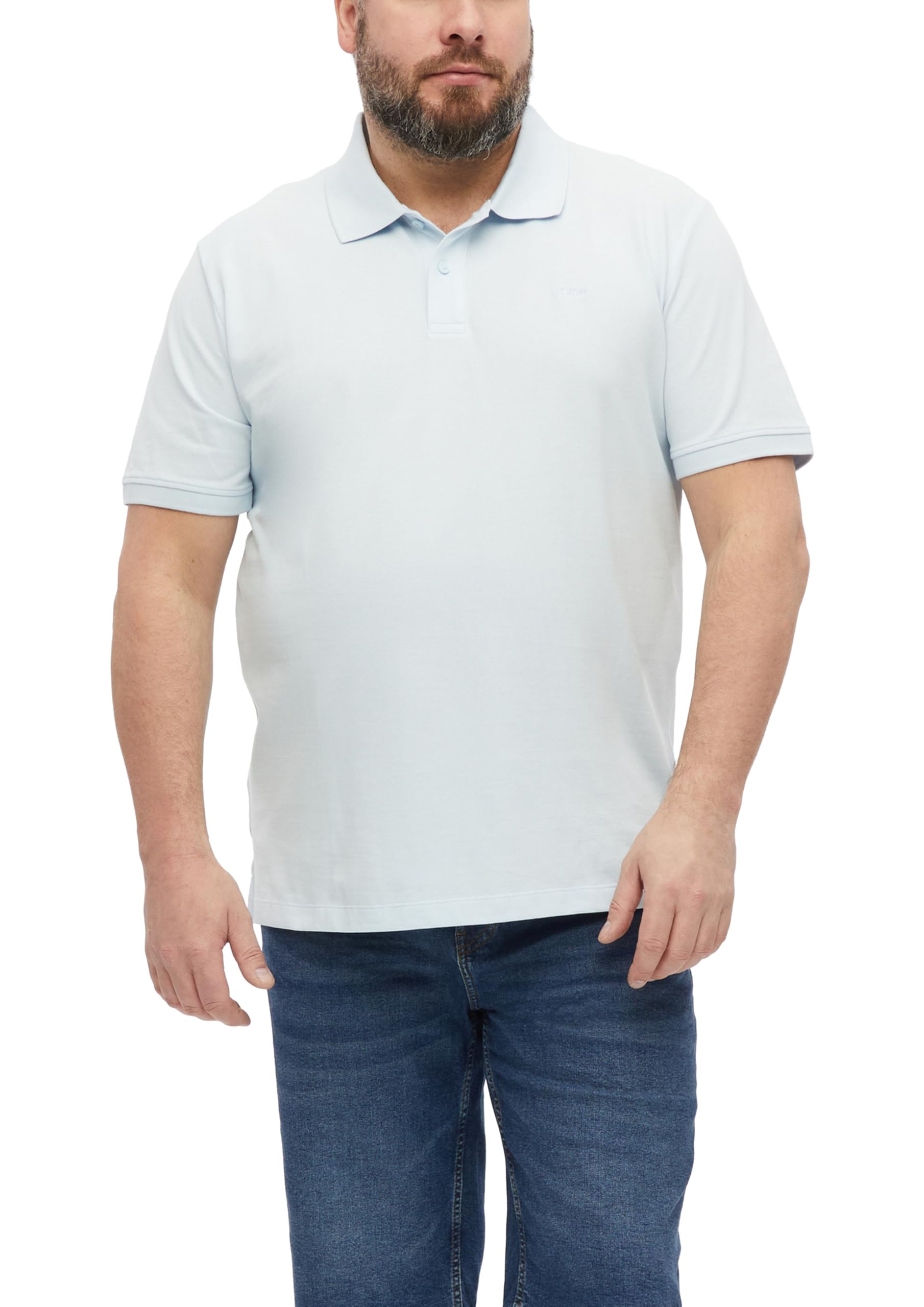 s.Oliver Polo Shirt with Embroidered Logo