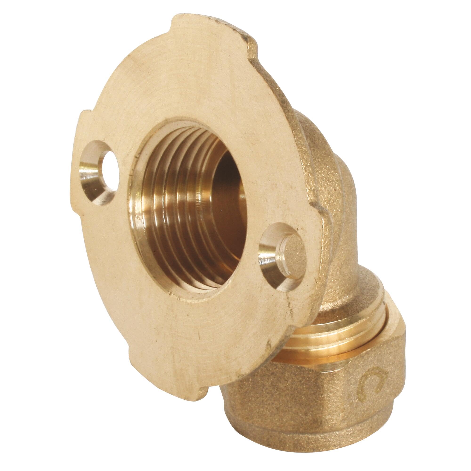 SOMATHERM FOR YOU - Sanitario Raccordo 105 ° compressione ad angolo (vite) per PEX Ø12 pipe - Femmina 15/21 (1/2 '')