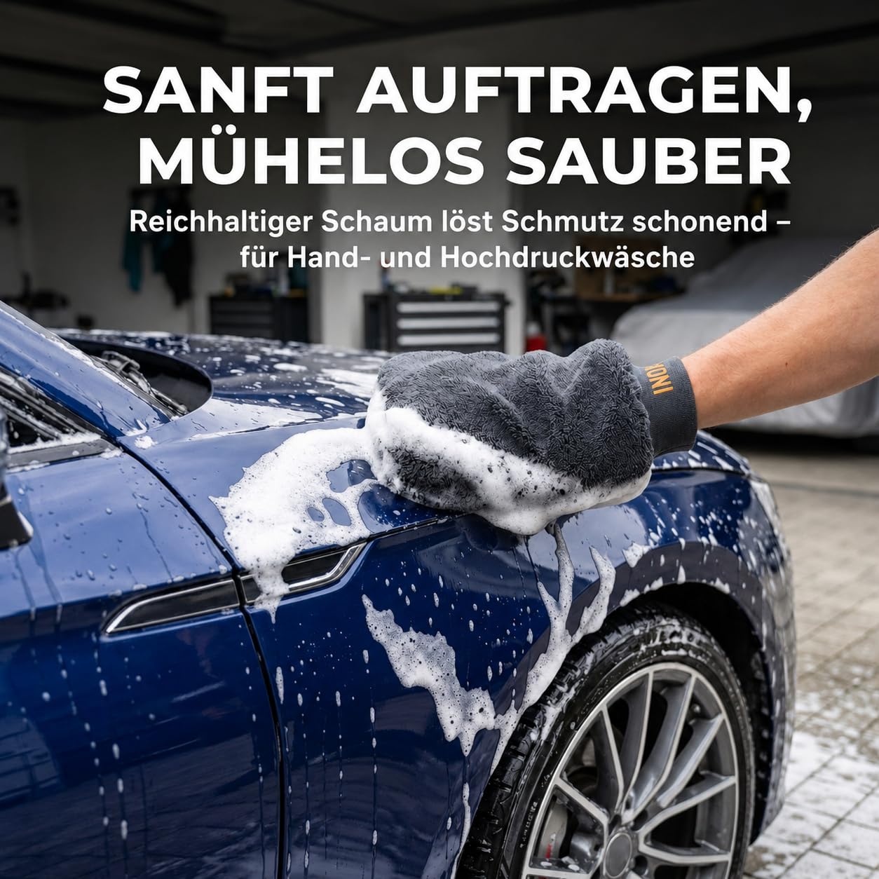 INOX Nano Line Autoshampoo Konzentrat 4x5L, hochdruckreinigergeeignet | Sanfte, schonende Reinigung für PKW, LKW, Wohnmobil und Motorrad. Ideal geeignet für den Einsatz im Hochdruckreiniger