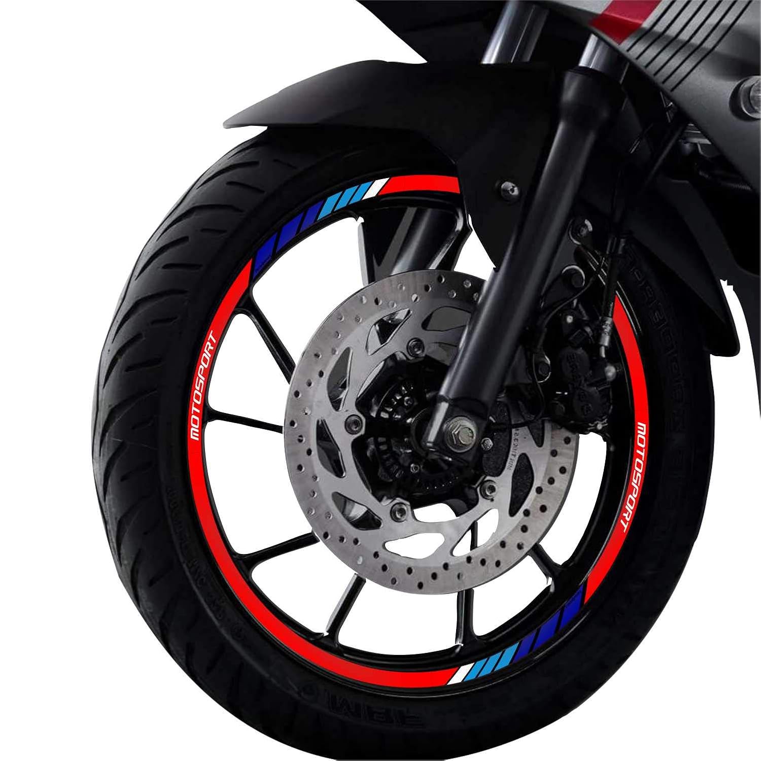Piston Graphics Rim Decals Kit for R15 RedTri Color Bike Rim Stickers