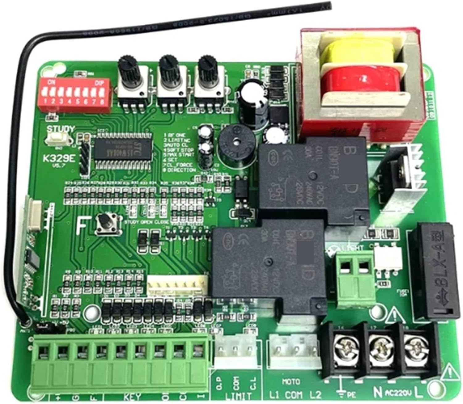 D3LX0Z1 T329E Control Board - Terminal Connections