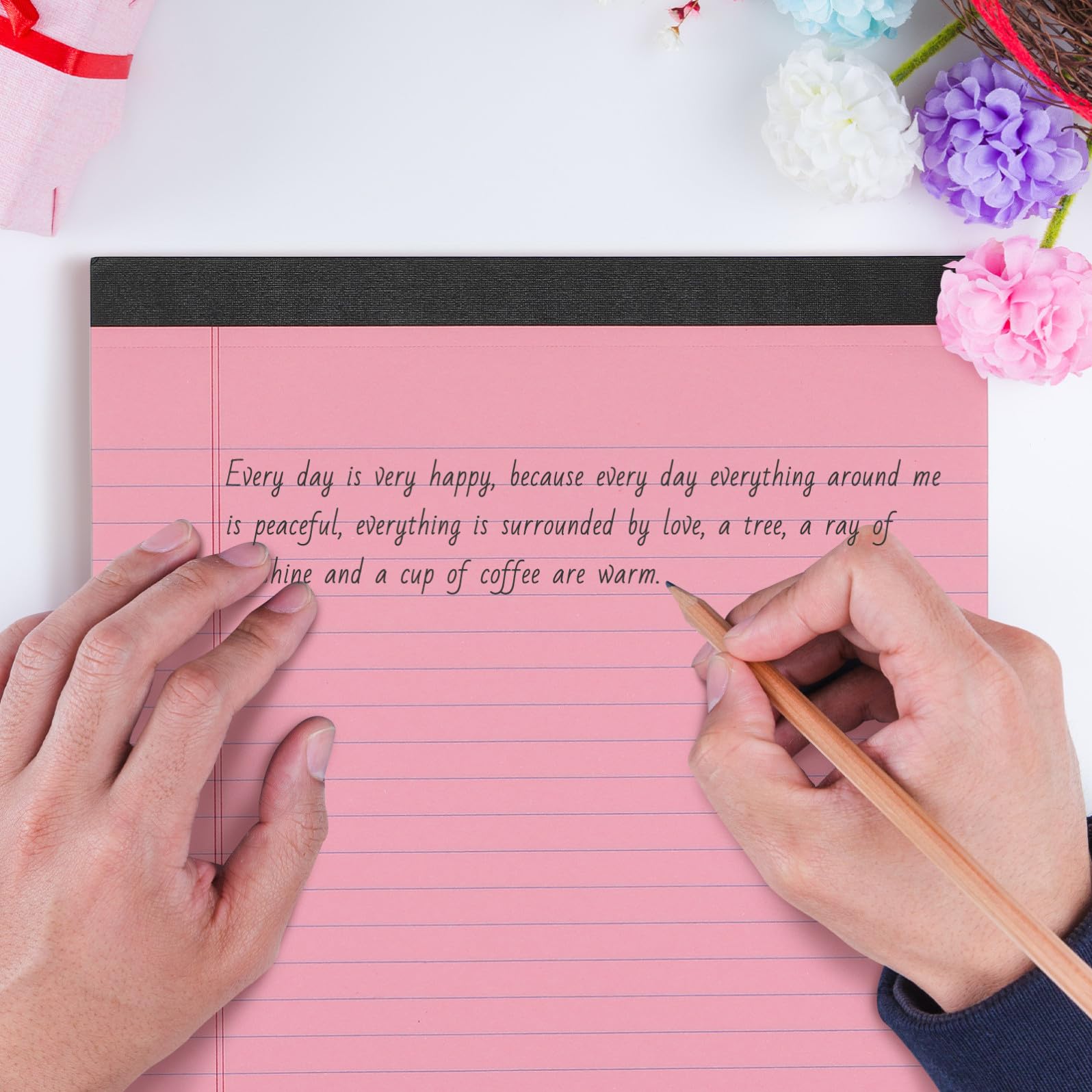 iplusmile Set 6 Blocchi per Appunti Carta Liscia e Design Elegante, per Lavoro e Scrittura, Accessori per Scrivania da Ufficio Funzionali e Pratici