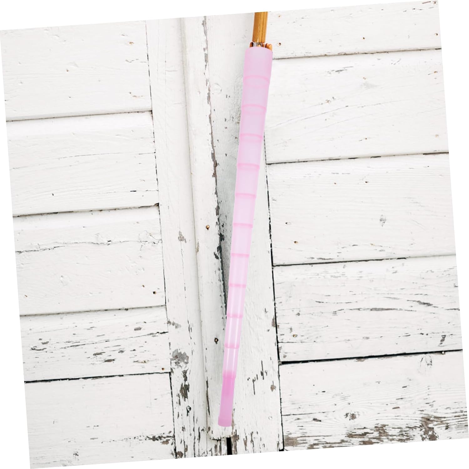 Pink PVC Waterproof Umbrella Sleeve with Long Handle for Children image 4