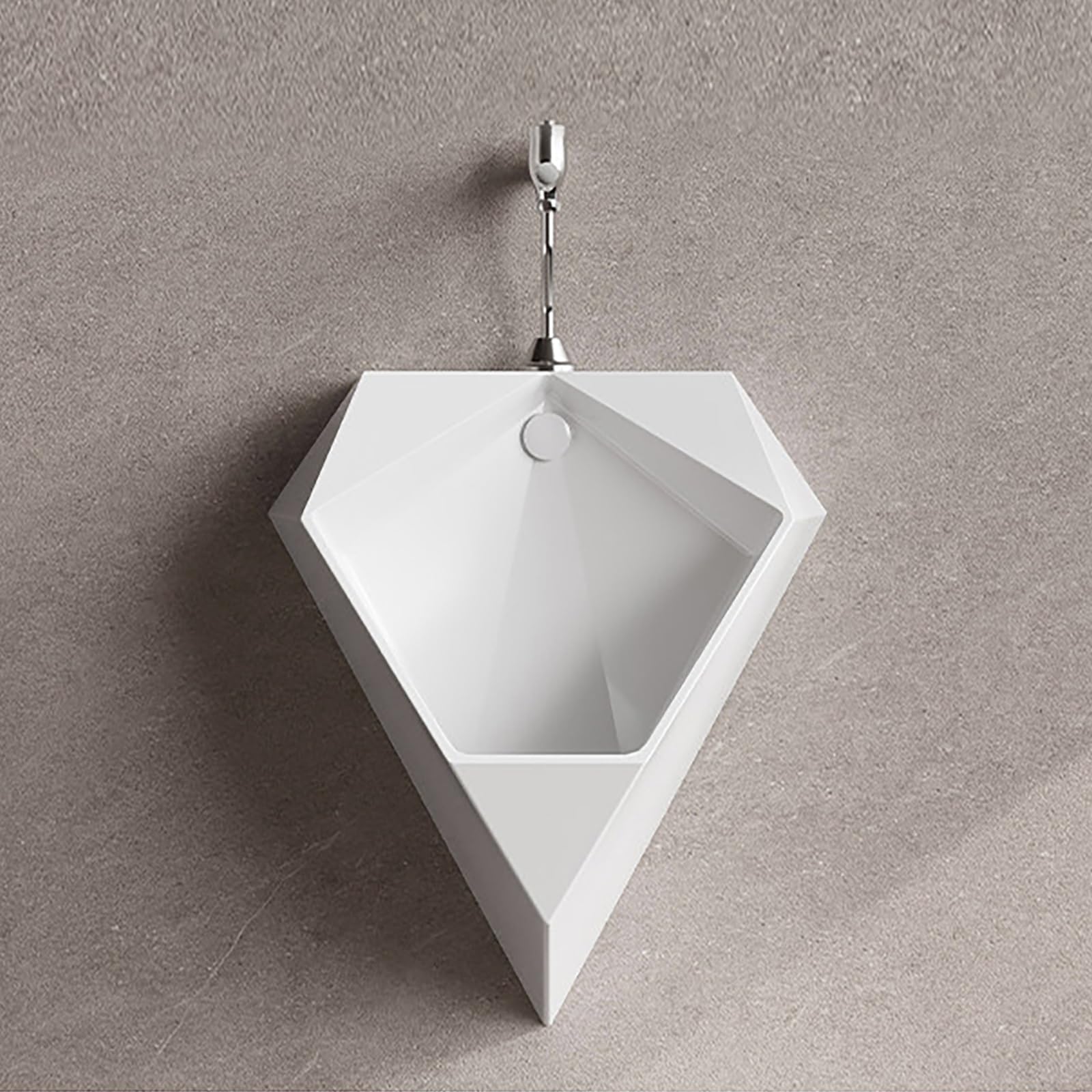 Naścienny ceramiczny pisuar z automatycznym czujnikiem spłukiwania, bezdotykowy porcelanowy design, odporny na zachlapanie do użytku domowego, hotelowego i publicznego, jakość komercyjna